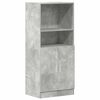 vidaXL k&oslash;kkenskab 57x41,5x131,5 cm konstrueret tr&aelig; betongr&aring;