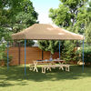 vidaXL Party Tent Beige 292 x 440 x 315 cm Oxford stof