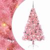 vidaXL Kunstig Forbelyst Juletr&aelig; med 300 LED'er Lyser&oslash;d 180 cm PVC