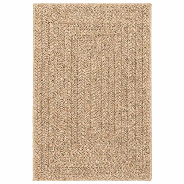 vidaXL gulvt&aelig;ppe ZIZUR beige 140x200cm jute-look indend&oslash;rs og udend&oslash;rs