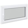 vidaXL K&aelig;ldervindue RISOR 110 x 60 cm PVC og glas Hvid