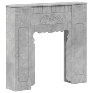 vidaXL Pejseramme Betongr&aring; 93 x 20 x 89 cm Konstrueret tr&aelig;