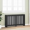 vidaXL Radiatorcover Sort eg 149 x 20 x 82 cm Konstrueret tr&aelig;