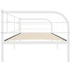 vidaXL stel til daybed 90x200 cm metal hvid