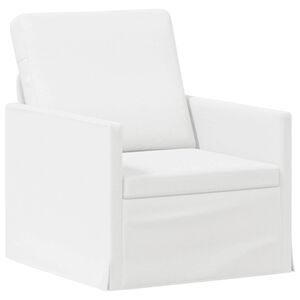 vidaXL Enkelsofa Hvid 70 x 81 x 82 cm Stof