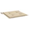 vidaXL hynder til havestol 6 stk. 40x40x4 cm oxfordstof beige