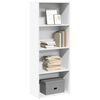 vidaXL bogreol 60x30x152 cm konstrueret tr&aelig; hvid