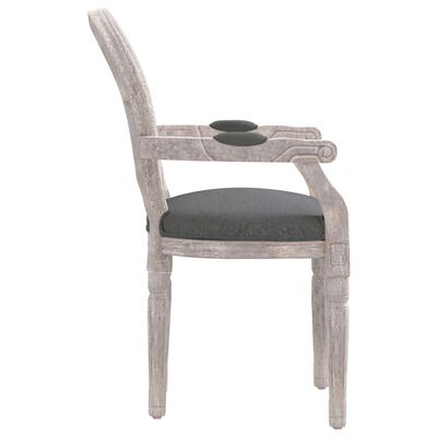 vidaXL spisebordsstol 54x56x96,5 cm stof mørkegrå