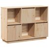 vidaXL sk&aelig;nk 110,5x35x80 cm massivt fyrretr&aelig;