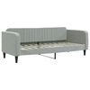 vidaXL daybed 80x200 cm velour lysegr&aring;