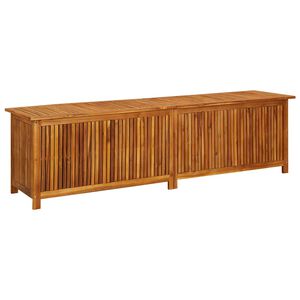 vidaXL haveopbevaringsboks 200x50x58 cm massivt akacietr&aelig;