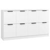 vidaXL sk&aelig;nke 2 stk. 60x30x70 cm konstrueret tr&aelig; hvid