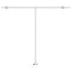 vidaXL fritst&aring;ende markise 300x250 cm automatisk betjening gul og hvid