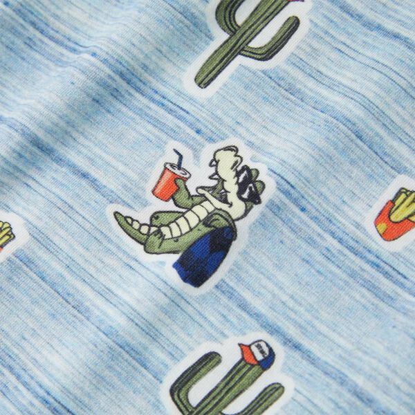 T-shirt til b&oslash;rn str. 104 bl&aring;