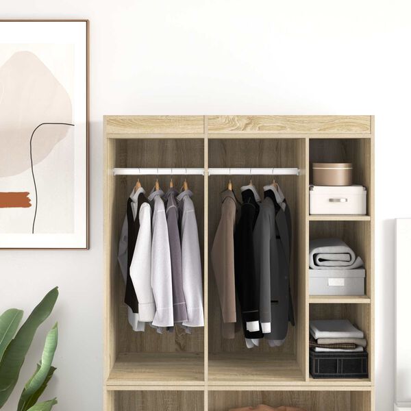 vidaXL Skab Stang 12 pcs S&oslash;lv 764 x 15 x 29 mm Aluminiumlegering