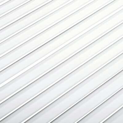vidaXL skabslåger 2 stk. 69x59,4 cm lameldesign massivt fyr hvid