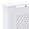 vidaXL radiatorskjuler 78 cm MDF hvid