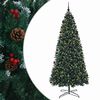 vidaXL Kunstigt juletr&aelig; med h&aelig;ngsler og julekugler 400 cm 600 LED'er