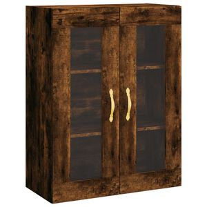 vidaXL v&aelig;gh&aelig;ngt skab 69,5x34x90 cm konstrueret tr&aelig; r&oslash;get sonoma-eg