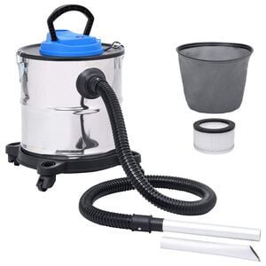 vidaXL askest&oslash;vsuger med HEPA-filter 1200 W 20 l rustfrit st&aring;l