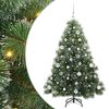 vidaXL Kunstigt juletr&aelig; med 150 LED'er Gr&oslash;n 150 cm PE og PVC