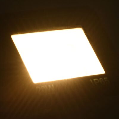 vidaXL LED-projektør 20 W varmt hvidt lys