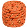 vidaXL tovv&aelig;rk til b&aring;d 20 mm 50 m polypropylen orange