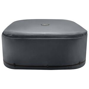 INTEX Spa D&aelig;kke INTEX M&oslash;rkegr&aring; 196 x 196 x 72 cm PVC og PU