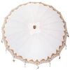 vidaXL Balinesisk Parasol Creme 215 x 215 x 260 cm