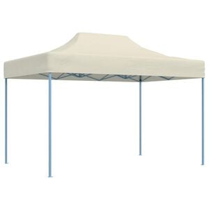 vidaXL Party Tent 280 x 410 x 315 cm Cremefarvet Oxford stof