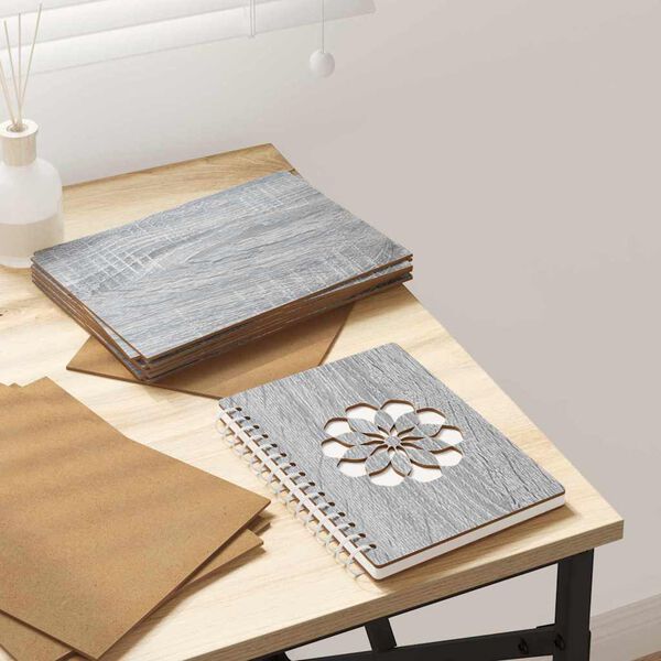 vidaXL Dekor Panels 50 pcs Gr&aring; Sonoma 21 x 30 x 0,27 cm