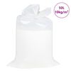vidaXL s&aelig;kkestolsfyld EPS 50 L hvid 10 kg/m&sup3;