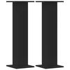 vidaXL plantestativer 2 stk. 30x30x95 cm konstrueret tr&aelig; sort