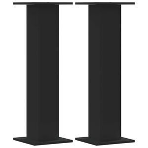 vidaXL plantestativer 2 stk. 30x30x95 cm konstrueret tr&aelig; sort