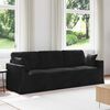 vidaXL Sofa Sort 228 x 78 x 80 cm Fl&oslash;jl