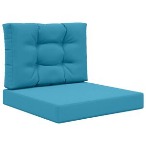 vidaXL Udend&oslash;rs Sofa Pude 2 pcs Kongelig bl&aring; Polyester