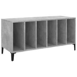vidaXL vinylskab 100x38x48 cm konstrueret tr&aelig; betongr&aring;