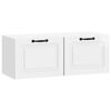 vidaXL V&aelig;gh&aelig;ngt TV-skab V&aelig;gmonteret Hvid h&oslash;jglans 78,5 x 31 x 30 cm