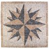 vidaXL Mosaikfliser Vind M&oslash;nster Flerfarvet 120 x 120 cm Marmor
