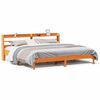 vidaXL sengeramme uden madras 180x200 cm massivt fyrretr&aelig; gyldenbrun