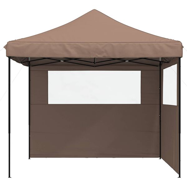 vidaXL Party Tent Brun 292 x 292 x 315 cm Oxford stof