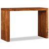 vidaXL konsolbord 110x40x76 cm massivt tr&aelig; honningfarvet finish