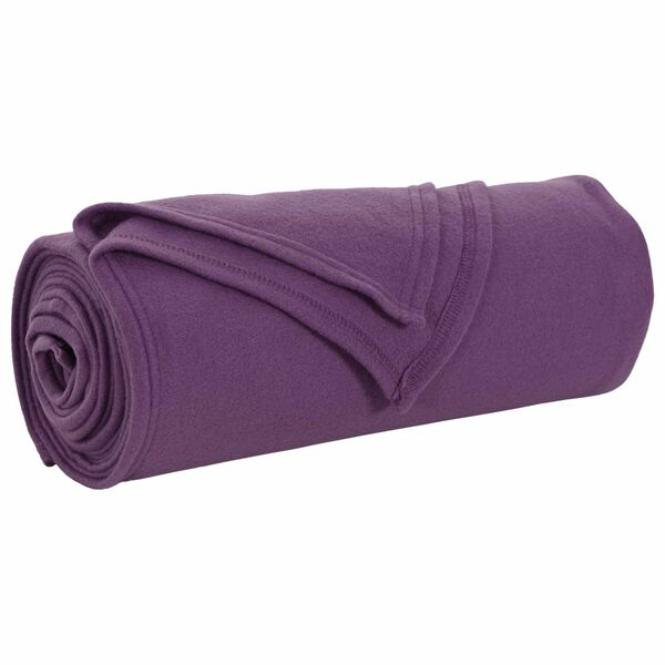 vidaXL Kastet&aelig;pper 24 pcs Lilla 270 x 240 cm Fleece