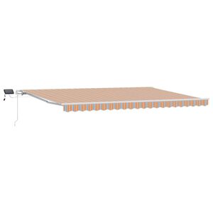 vidaXL Udtr&aelig;kkelig markise Flerfarvet 500 x 300 x 165 cm
