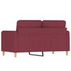 vidaXL 2-personers sofa 120 cm stof vinr&oslash;d