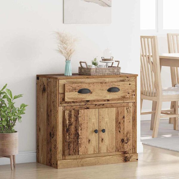 vidaXL Highboard Gammelt tr&aelig; 70 x 35,5 x 67,5 cm Konstrueret tr&aelig;