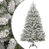 vidaXL kunstigt juletr&aelig; med sne 270 cm h&aelig;ngslet