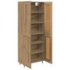 vidaXL Highboard Artisan Egetr&aelig; 69,5 x 34 x 90 cm Konstrueret tr&aelig;