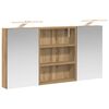 vidaXL Badev&aelig;relsesskabs&aelig;t 3 stk. 100 x 10,5 x 50 cm Konstrueret tr&aelig;