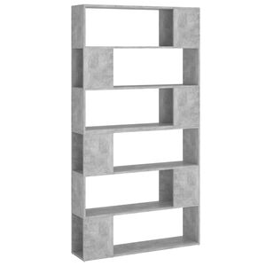 vidaXL bogskab/rumdeler 100x24x188 cm betongr&aring;